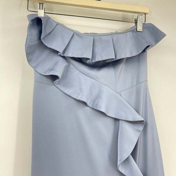 NBD Light Blue Ruffle Maxi Dress - Picture 5 of 14